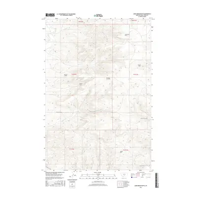 2017 Map of Lone Indian Butte, 2017 Print