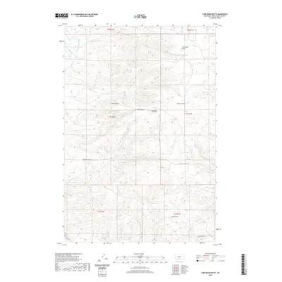 2020 Map of Lone Indian Butte, 2020 Print