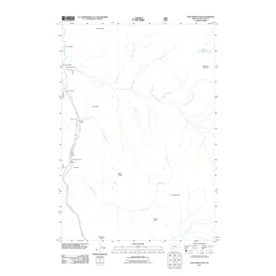 2011 Map of Lone Indian Peak, 2011 Print