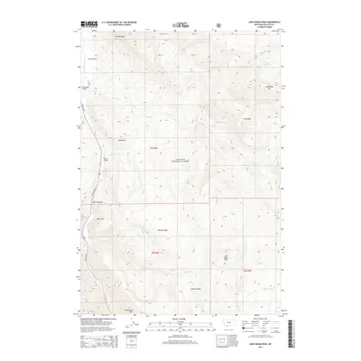 2014 Map of Lone Indian Peak, 2014 Print
