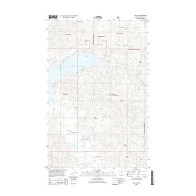 2014 Map of Lone Lake, 2014 Print