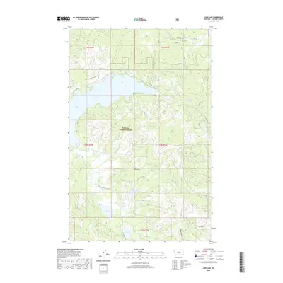 2020 Map of Lone Lake, 2020 Print