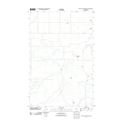 2011 Map of Lone Man Coulee West, 2011 Print