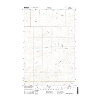 2017 Map of Lone Man Coulee West, 2017 Print
