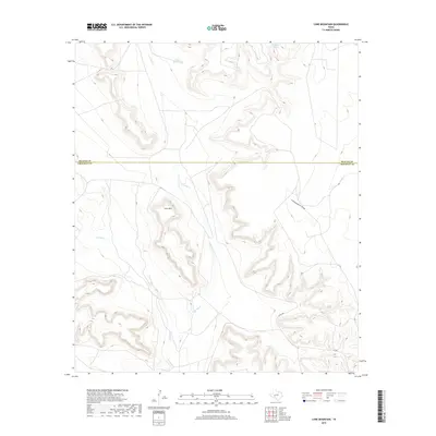 2019 Map of Lone Mountain, 2019 Print