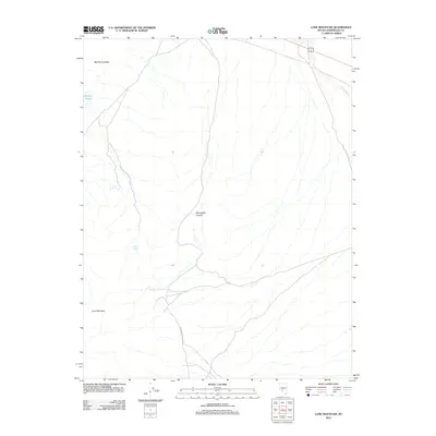 2012 Map of Lone Mountain, 2012 Print