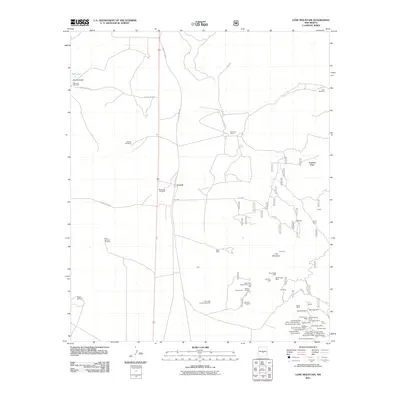 2011 Map of Lone Mountain, 2011 Print