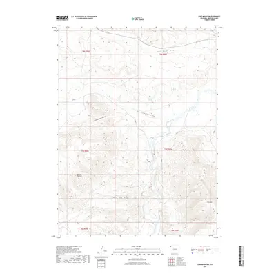 2019 Map of Lone Mountain, 2019 Print