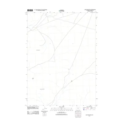 2012 Map of Lone Mountain, 2012 Print