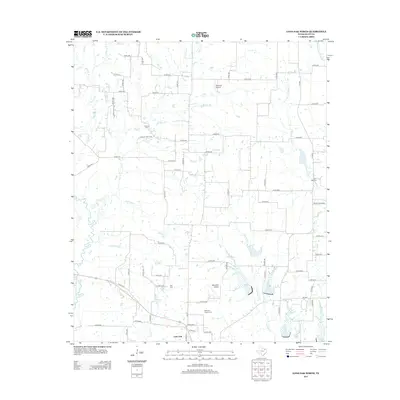 2013 Map of Lone Oak North, 2013 Print