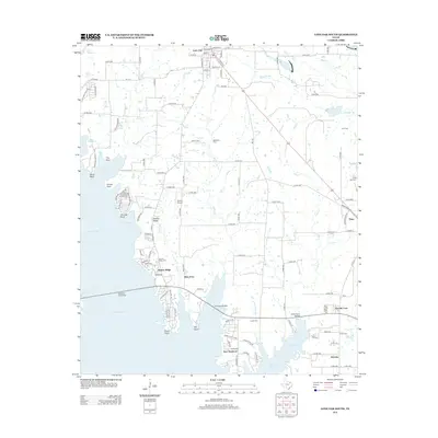 2012 Map of Lone Oak South, 2012 Print