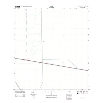 2012 Map of Lone Palm Head, 2012 Print