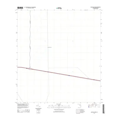2015 Map of Lone Palm Head, 2015 Print