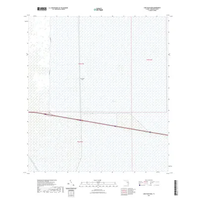2021 Map of Lone Palm Head, 2021 Print