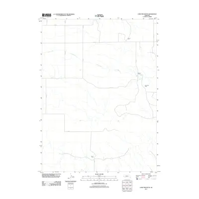 2011 Map of Lone Pine Butte, 2011 Print