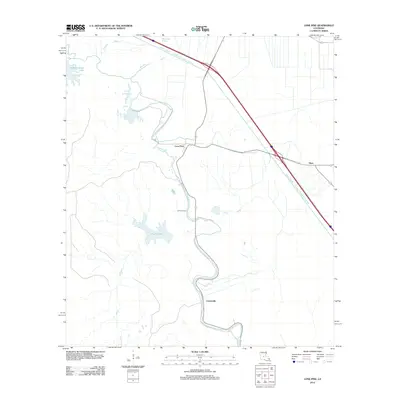 2012 Map of Lone Pine, 2012 Print