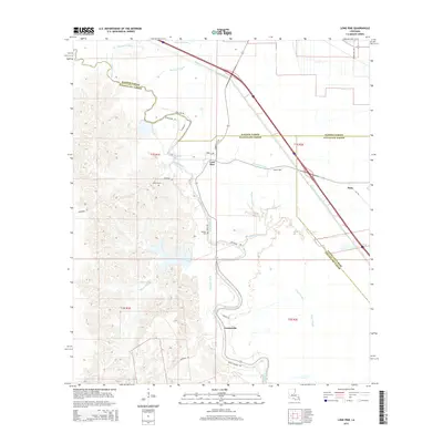 2015 Map of Lone Pine, 2015 Print