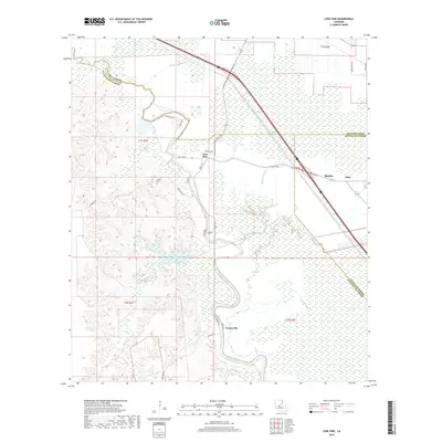 2018 Map of Lone Pine, 2018 Print