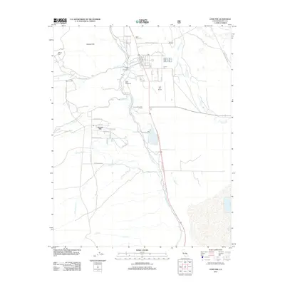 2012 Map of Lone Pine, 2012 Print