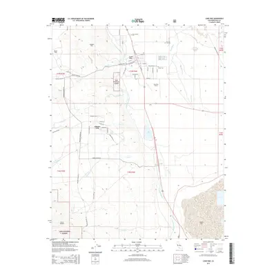 2015 Map of Lone Pine, 2015 Print