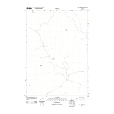 2010 Map of Lone Pine Peak, 2010 Print