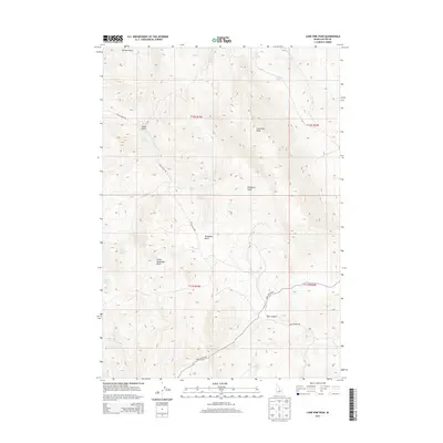 2013 Map of Lone Pine Peak, 2013 Print