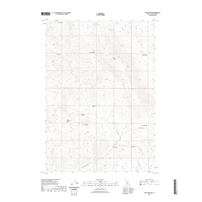 2020 Map of Lone Pine Peak, 2020 Print