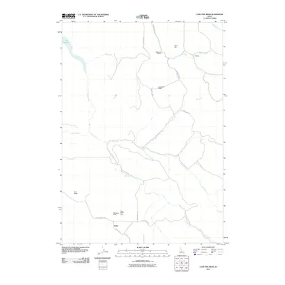 2010 Map of Lone Pine Ridge, 2010 Print