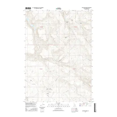 2017 Map of Lone Pine Ridge, 2017 Print