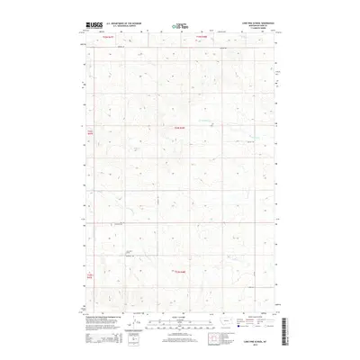 2014 Map of Lone Pine School, 2014 Print