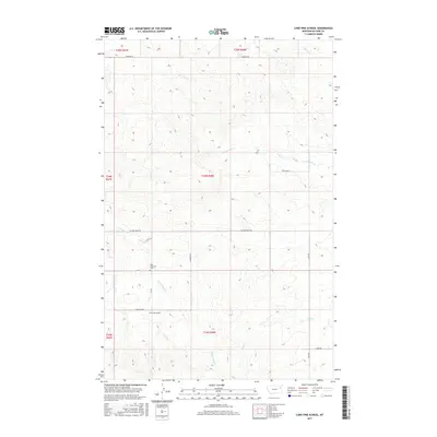 2017 Map of Lone Pine School, 2017 Print