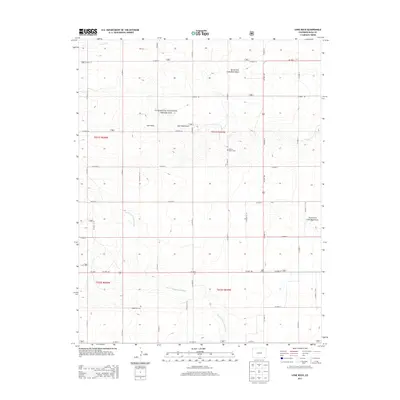2013 Map of Lone Rock, 2013 Print