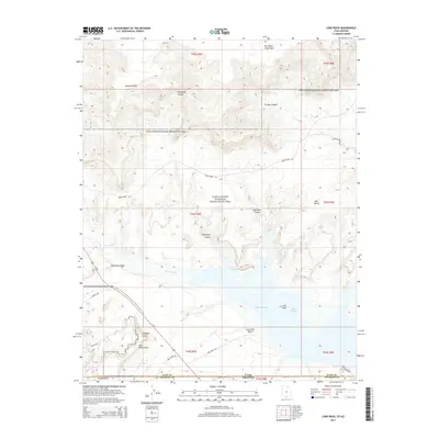 2014 Map of Lone Rock, 2014 Print