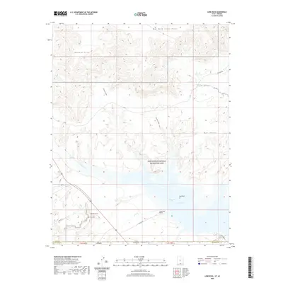 2020 Map of Lone Rock, 2020 Print