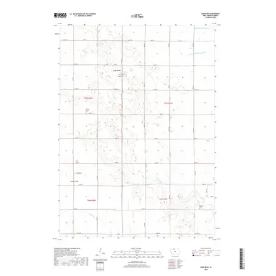 2018 Map of Lone Rock, 2018 Print