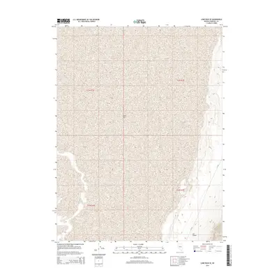 2014 Map of Lone Rock SE, 2014 Print