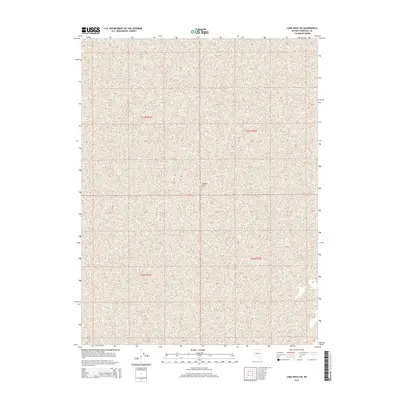 2014 Map of Lone Rock SW, 2014 Print