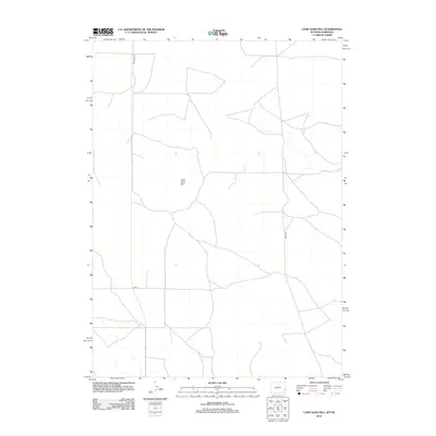 2012 Map of Lone Sand Hill, 2012 Print
