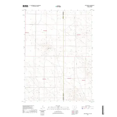 2018 Map of Lone Sand Hill, 2018 Print