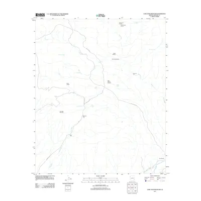 2011 Map of Lone Star Mountain, 2011 Print