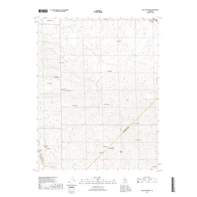 2018 Map of Lone Tree Creek, 2018 Print
