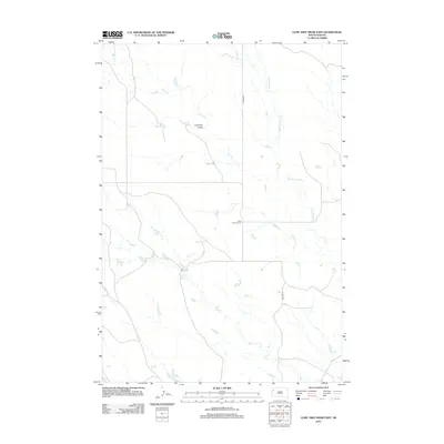 2012 Map of Lone Tree Draw East, 2012 Print