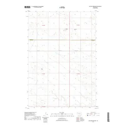 2017 Map of Lone Tree Draw West, 2017 Print
