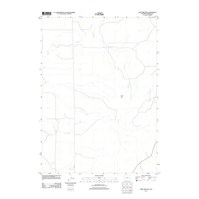 2012 Map of Lone Tree Hill, 2012 Print