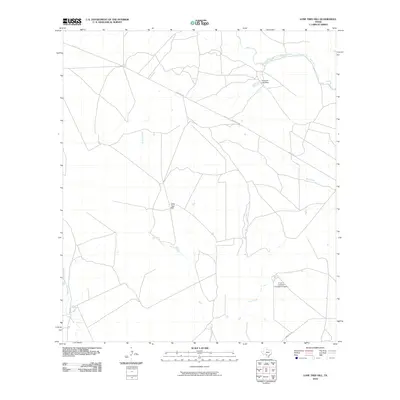 2010 Map of Lone Tree Hill, 2010 Print
