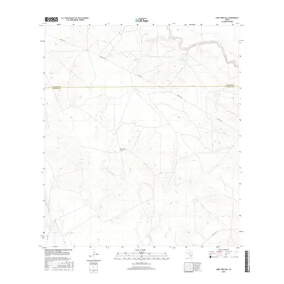 2016 Map of Lone Tree Hill, 2016 Print