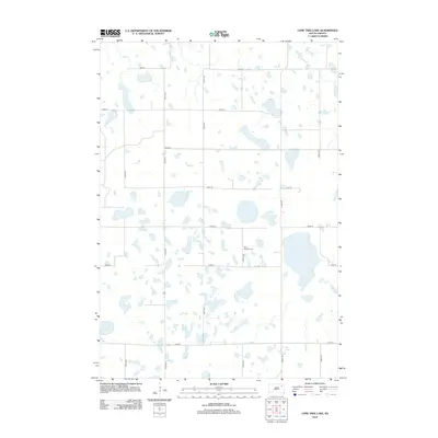 2012 Map of Lone Tree Lake, 2012 Print