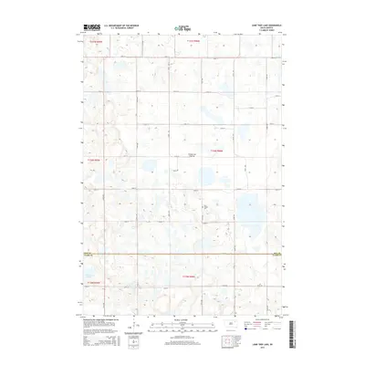 2015 Map of Lone Tree Lake, 2015 Print