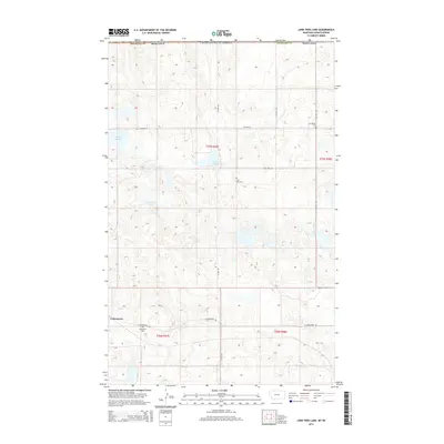 2014 Map of Lone Tree Lake, 2014 Print