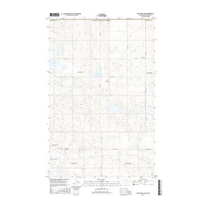 2017 Map of Lone Tree Lake, 2017 Print